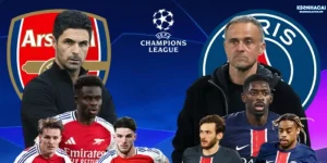 Arsenal vs PSG tại bán kết C1